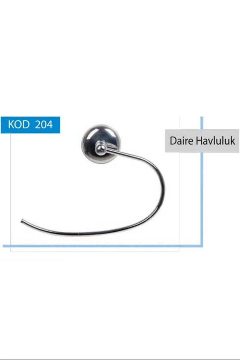 Daire Metal Havluluk Royaleks-TAÇ204 - Banyo Havlu Askısı Fiyatı, Yorumları ve Özellikleri