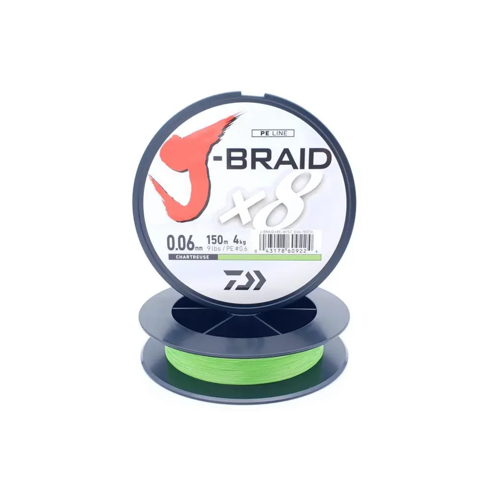 Daiwa J-Braid 150m 8x Açık Yeşil Örgü İp Misina (Makas Hediyeli)