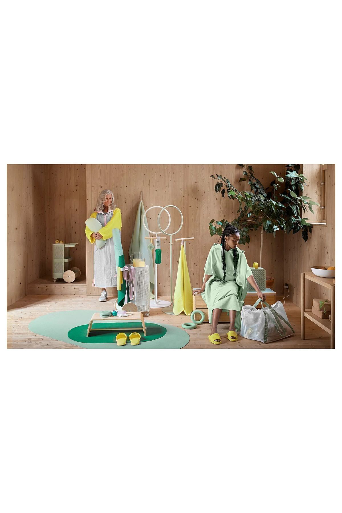 İkea Dajlien Çanta, Beyaz, 50X36x39 Cm/40 Lt