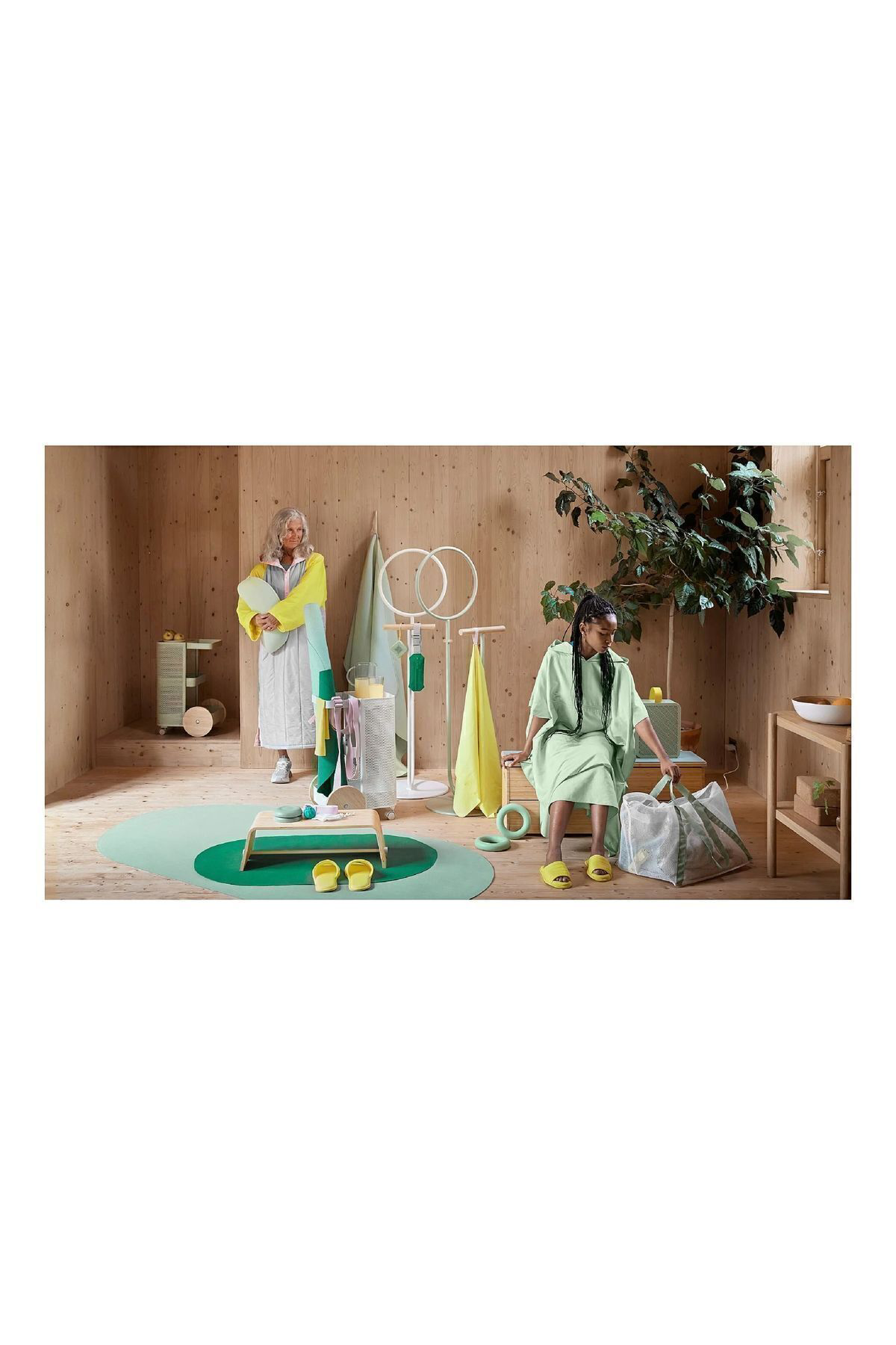 İkea Dajlien Çanta,  Beyaz, 50X36x39 Cm/40 Lt Plaj Spor Çantasi