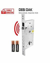 DAK Alarmlı Monoblok Çelik Kapı Kilidi (BARELSİZ)