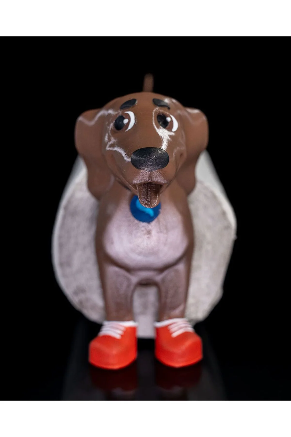 Dakhund Sevimli Köpek Boyalı Figürlü Tuvalet Kağıdı Tutacağı