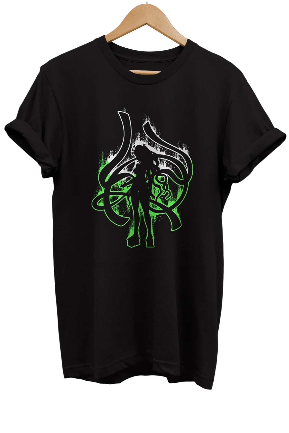 Daki Baskılı %100 Pamuk Basic T-shirt Normal Beden Tişört