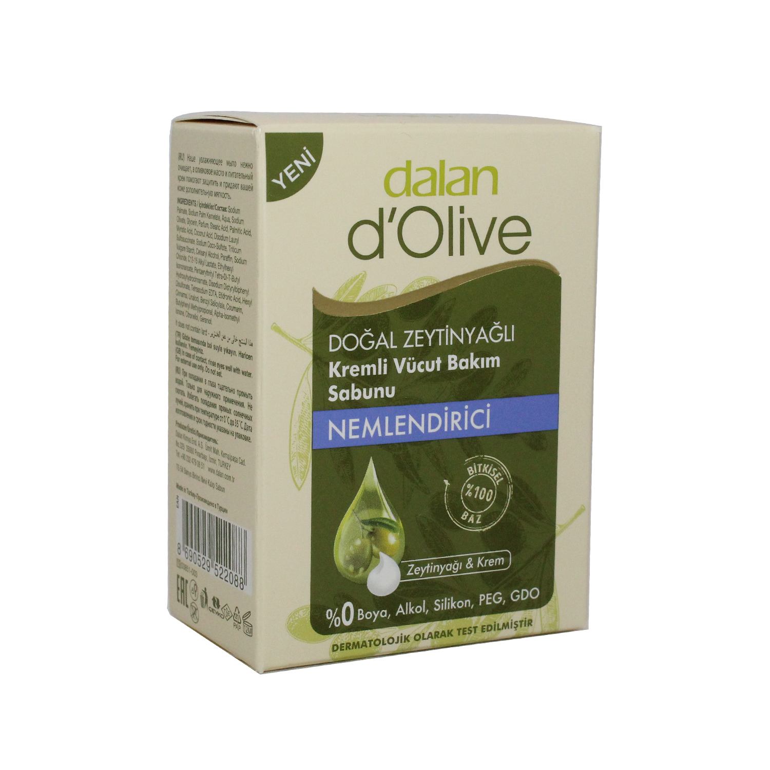 Dalan Dolive 100 Gr Nemlendirici Kutu Sabun