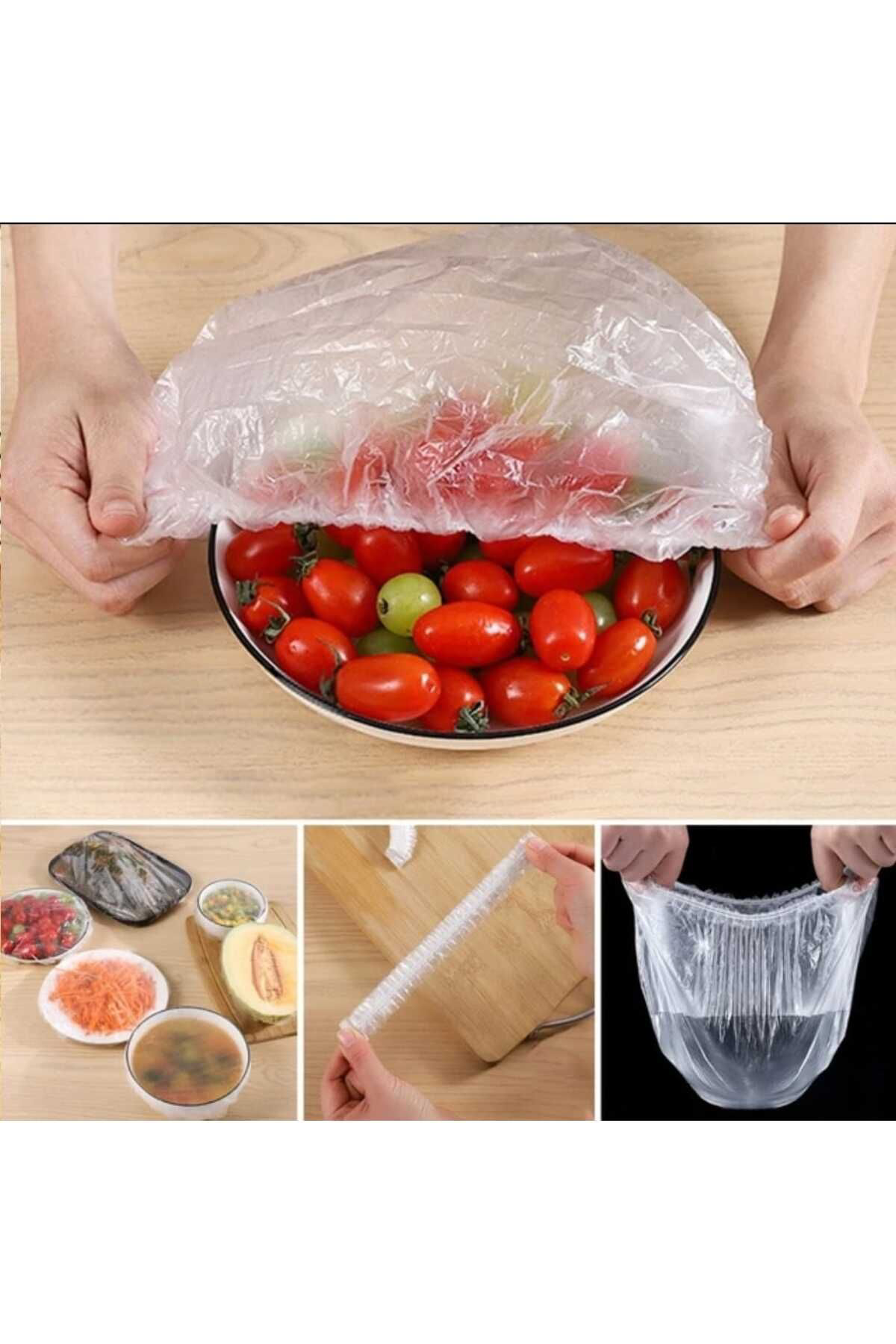 Dalian Home Dalan Home 50 Adet Pratik Streç Kapak Tencere Ve Tabak Bonesi | G
