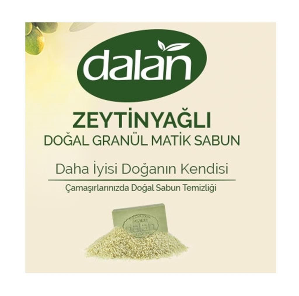 Dalan Zeytinyağlı Doğal Granül Matik Sabun Zeytin Mucizesi 1000 G Dalan Zeytinyağlı Doğal Granül Matik Sabun Zeytin Mucizesi 1000 G