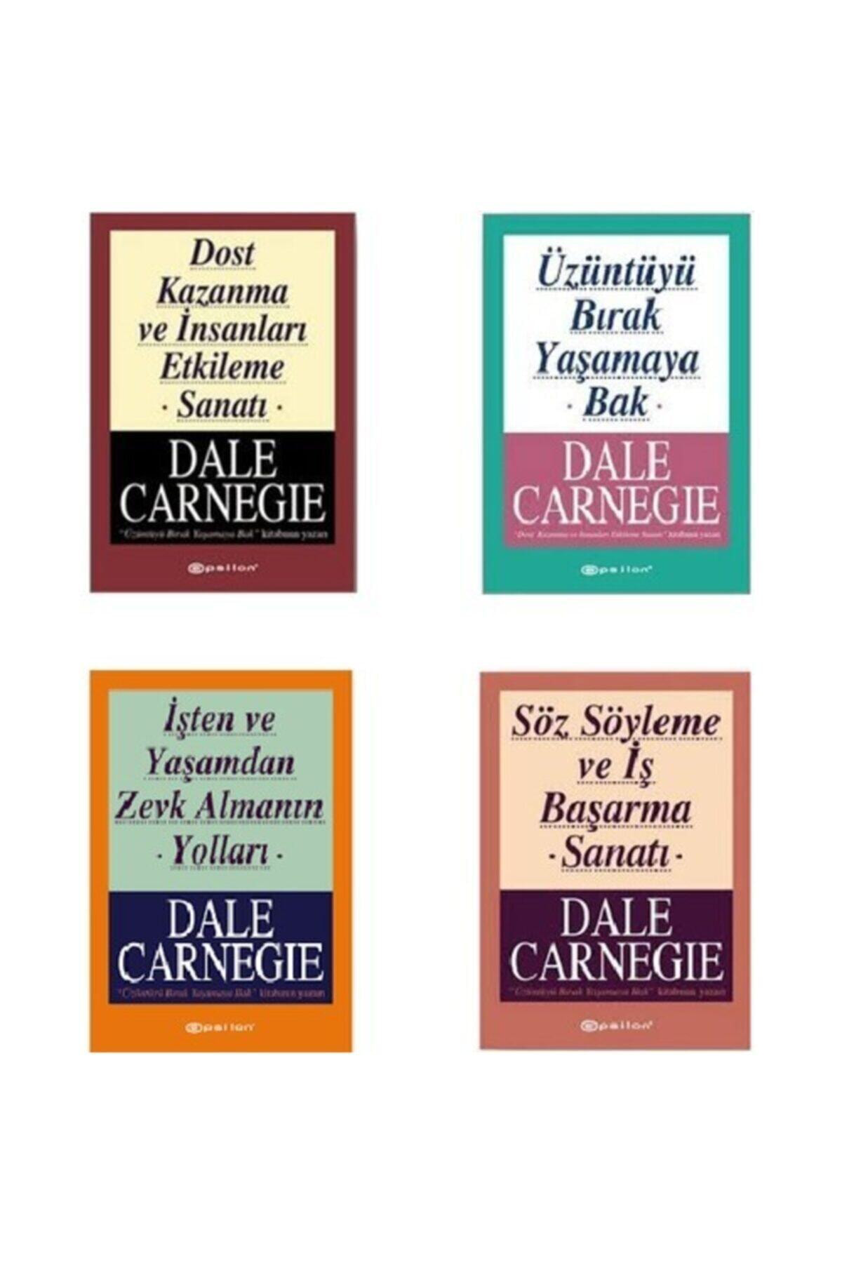 Dale Carnegie - 4 Kitaplık Set - Üzüntüyü Bırak Yaşamaya Bak - Do