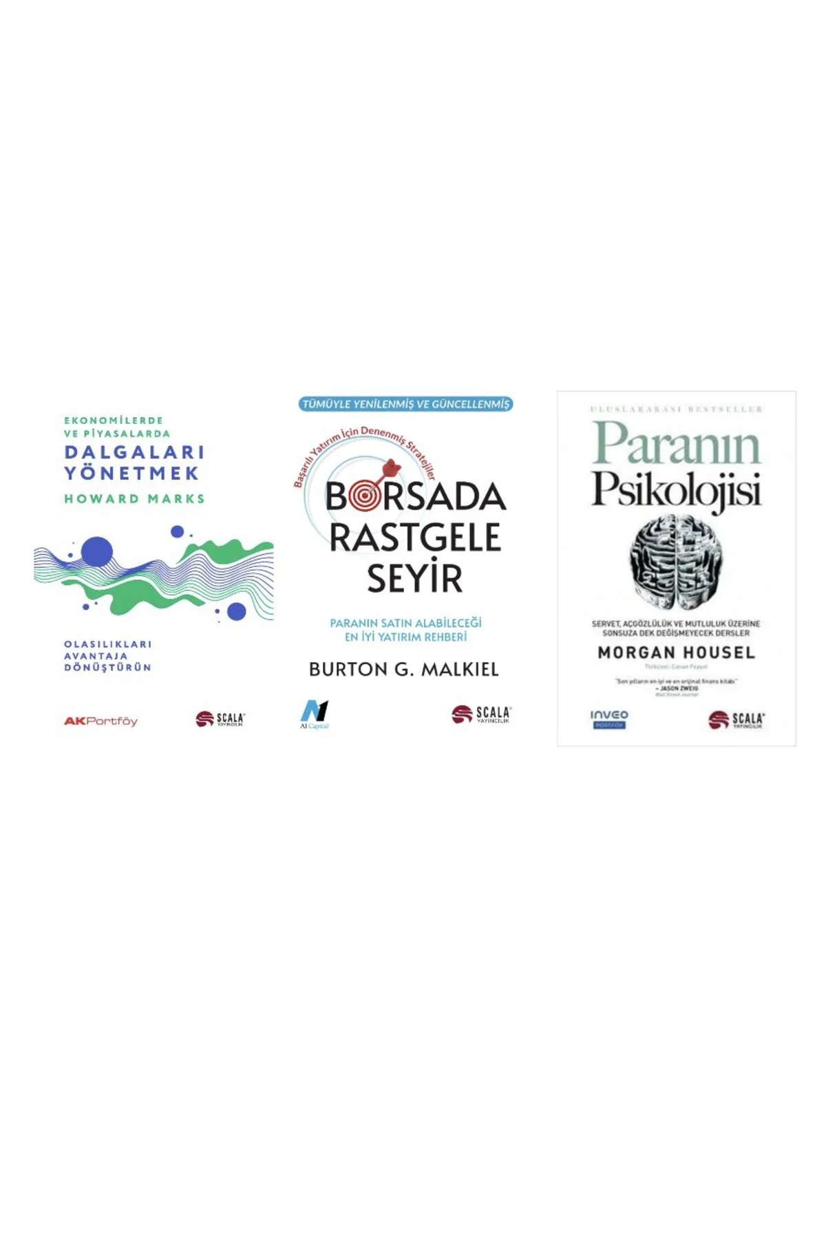 dalgalari yonetmek + borsada rastgele seyir + paranin psikolojisi=(3 kitap) Fiyatı, Yorumları ve Özellikleri