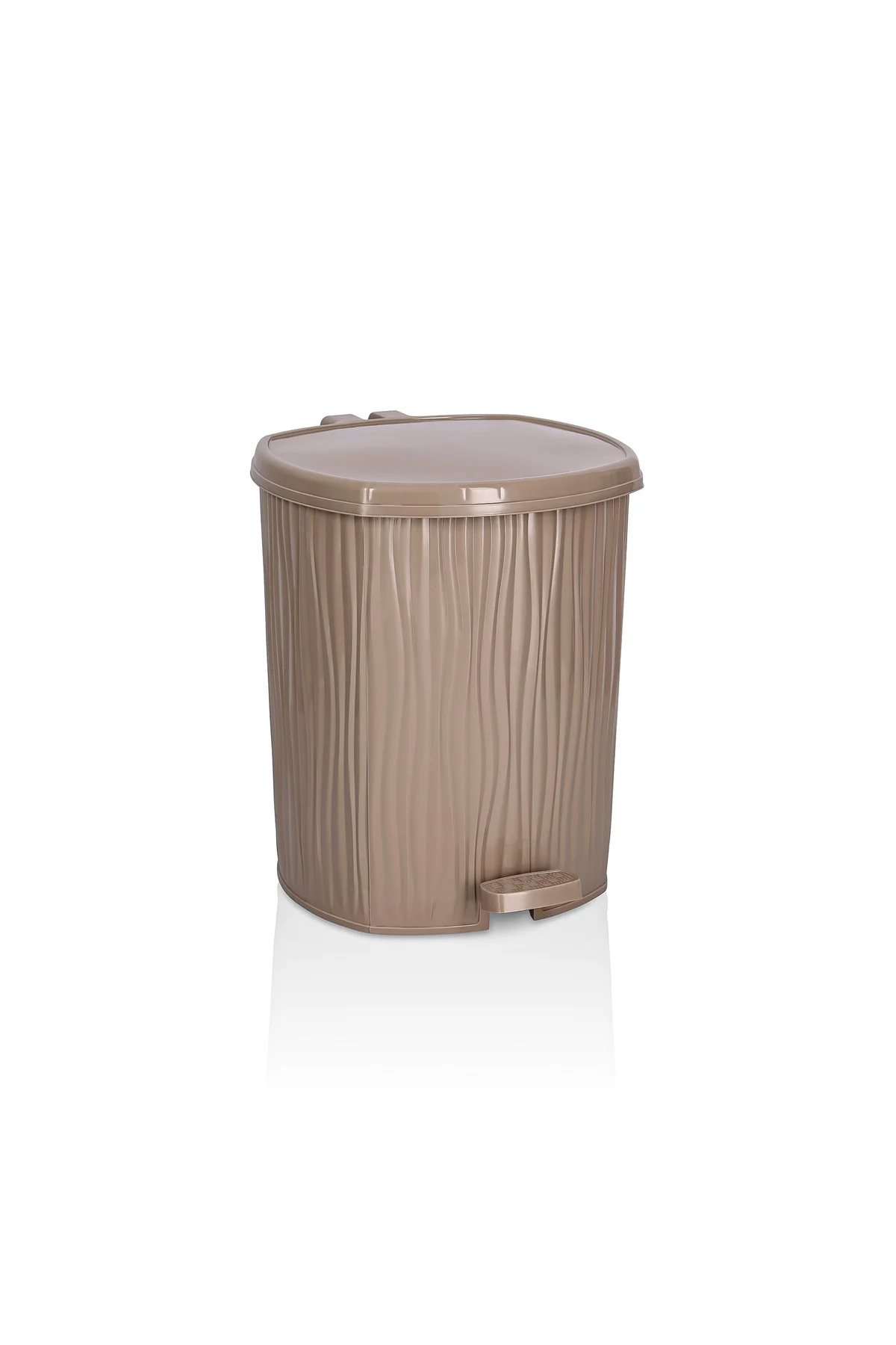 Dalgalı Pedallı Çöp Kovası 20 Litre