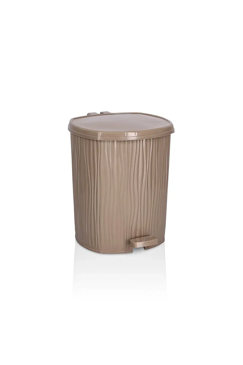 Dalgalı Pedallı Çöp Kovası 20 Litre