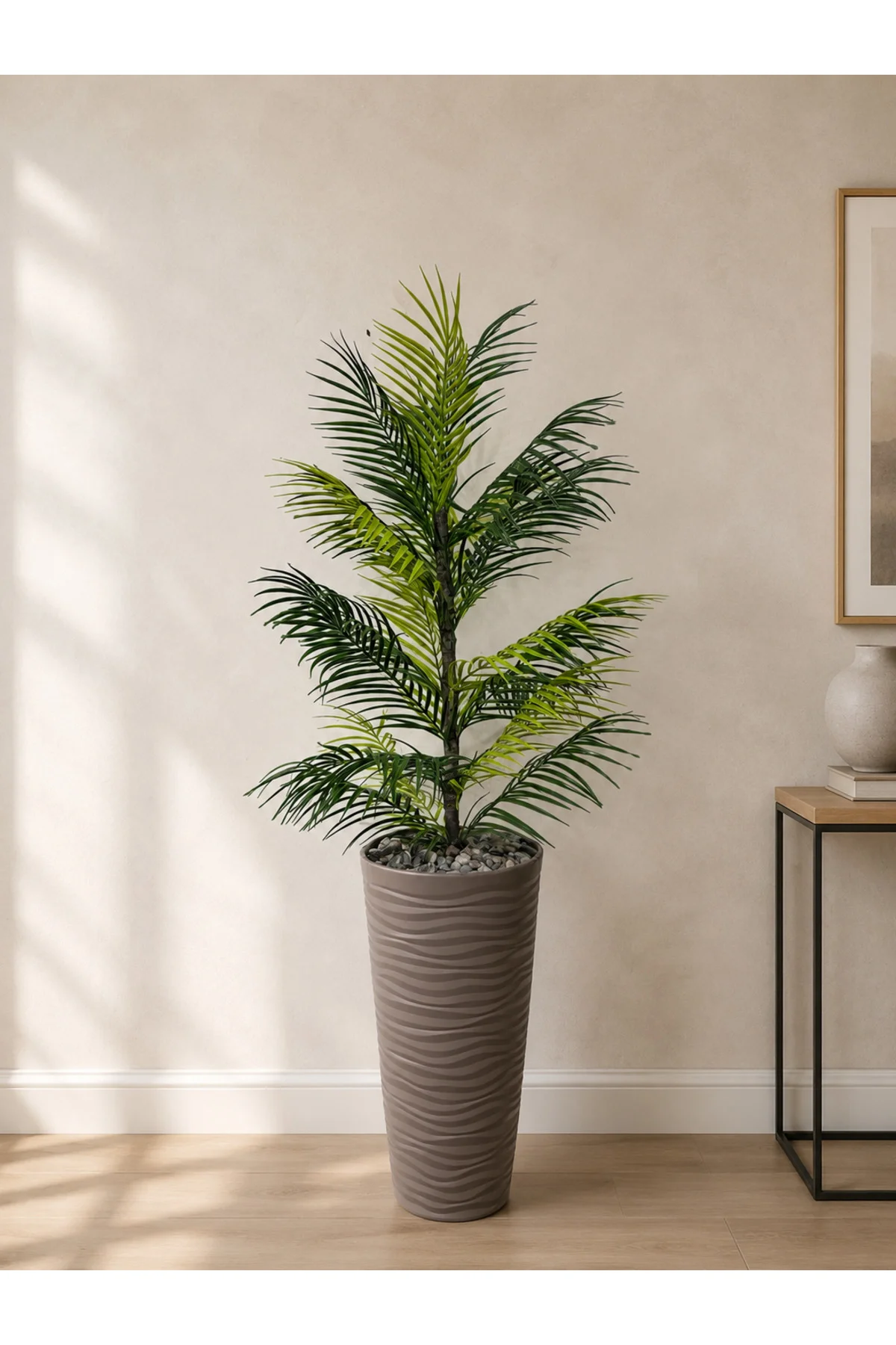 Dalgalı Saksılı Büyük Boy Dekoratif Yapay Areka / Palmiye Ağacı (170 cm) Fiyatı, Yorumları ve Özellikleri