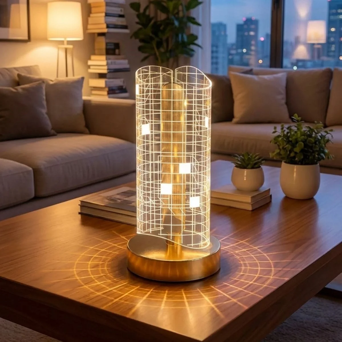 Dalgalı Silindirik Kristal Kareli Model Led Masa Lambası – Gold Tabanlı, Dokunmatik, 3 Renk Işık Modlu, Şarjlı Modern Dekoratif Gece Lambası Bx40 Fiyatı, Yorumları ve Özellikleri