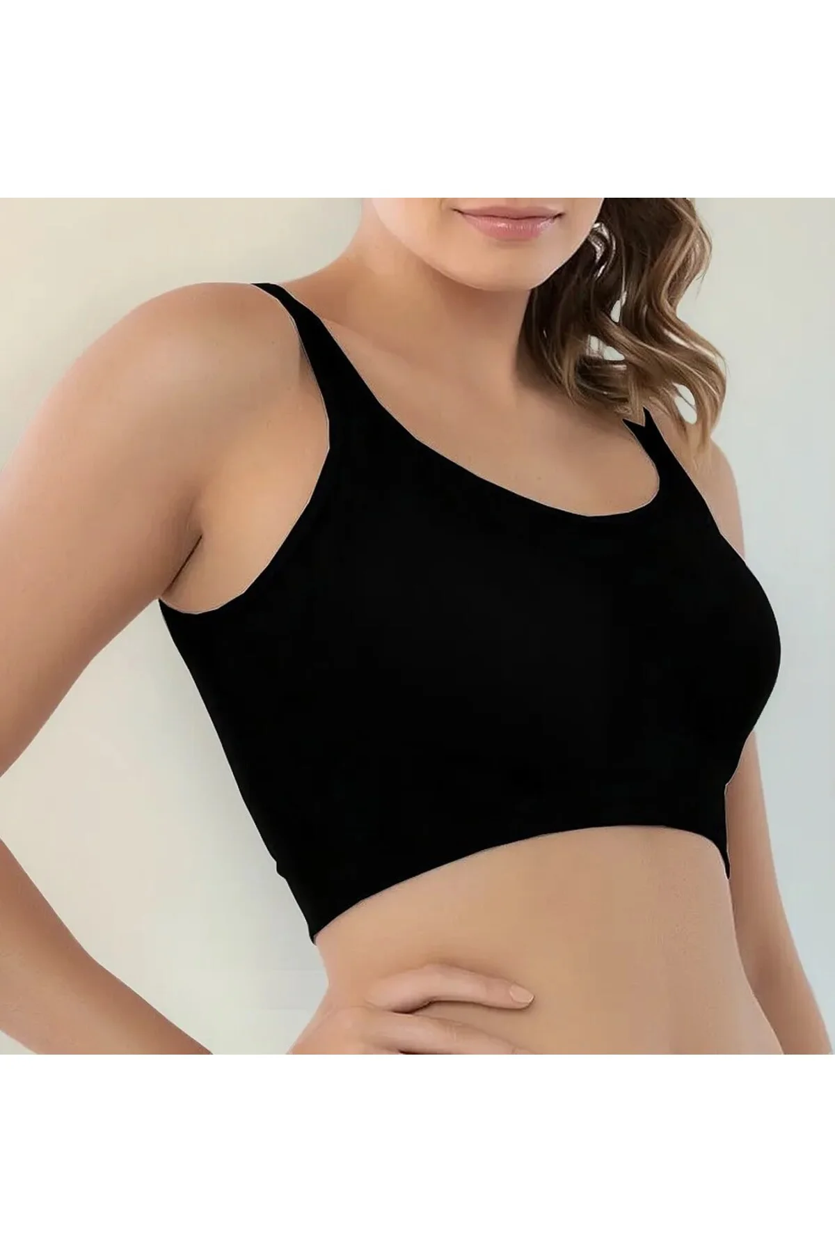 Dalgıç Fitilli Kaşkorse Pedli Büstiyer Crop