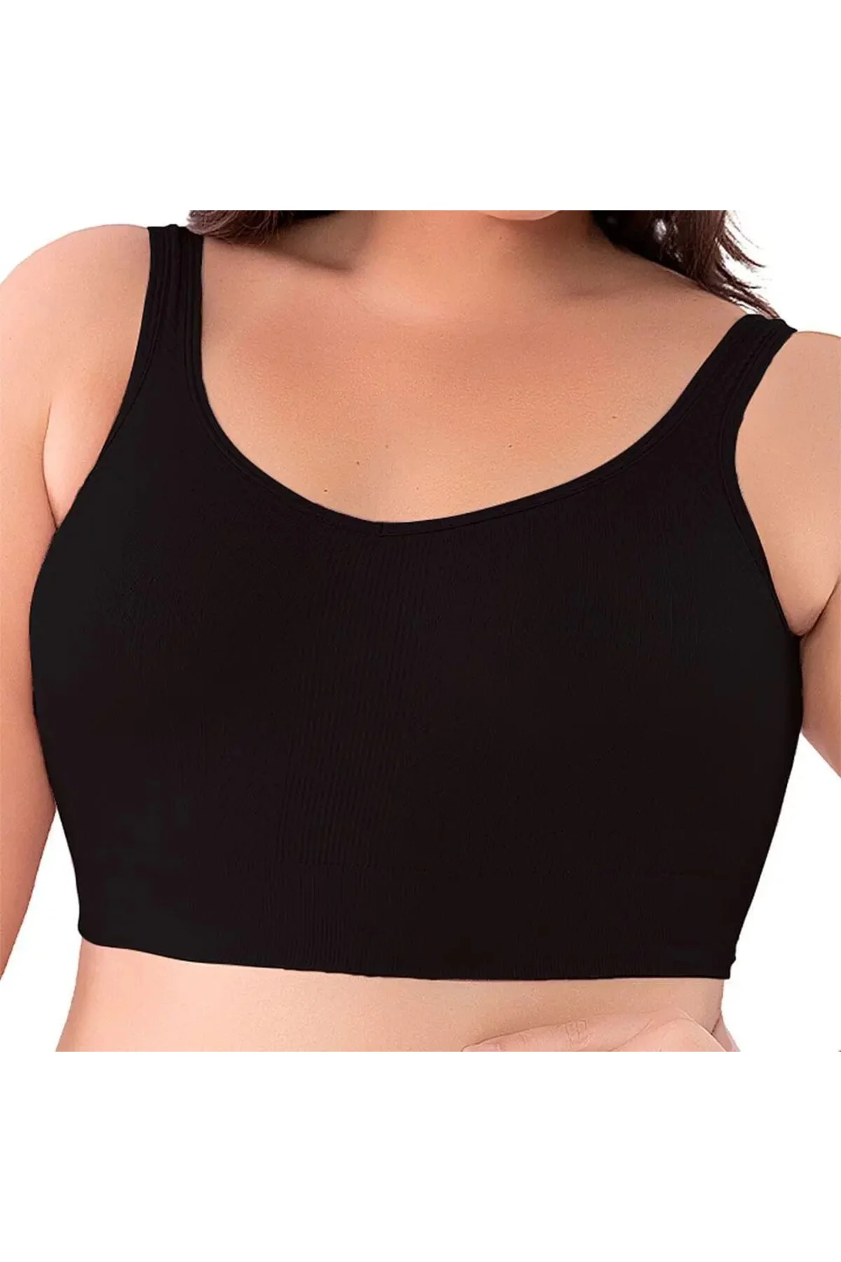 Dalgıç Fitilli Kaşkorse Pedli Büstiyer Crop