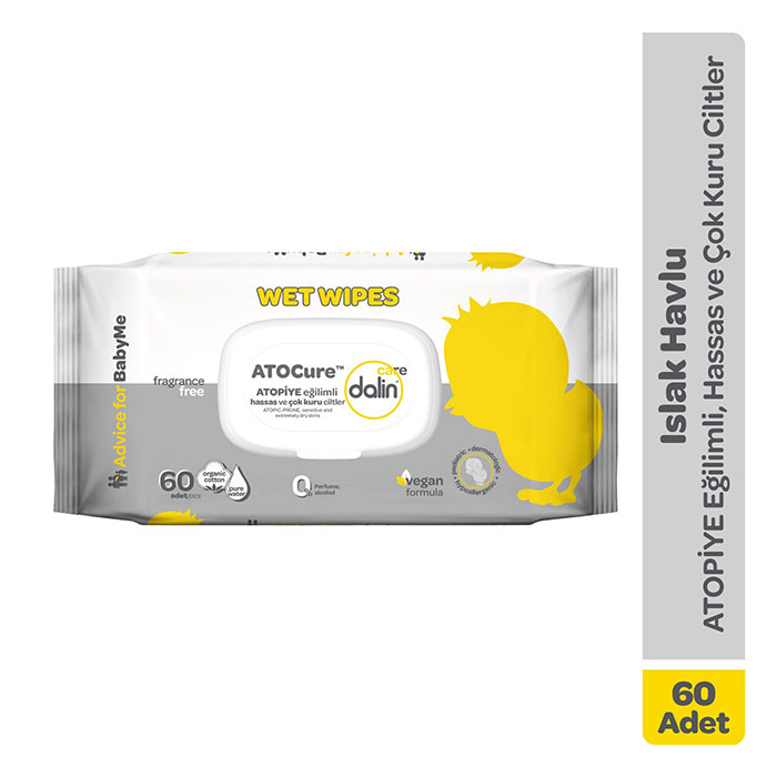 Dalin  Atocure İslak Mendil 60'Lı