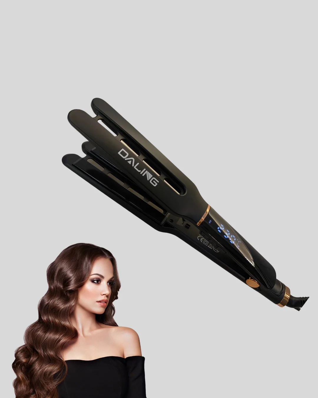 Daling Profesyonel Saç Düzleştirici Seramik Yüzey Tüm Saç Tipleri