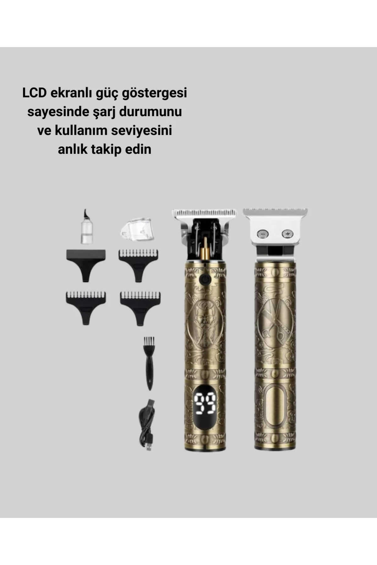 Daling Profesyonel Tıraş Makinesi Islak ve Kuru Kullanım