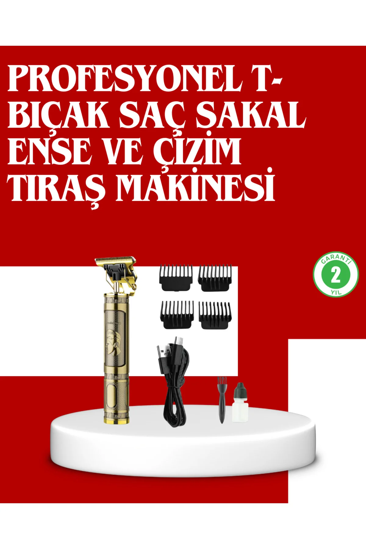Daling Profesyonel Tıraş Makinesi Islak ve Kuru Kullanım