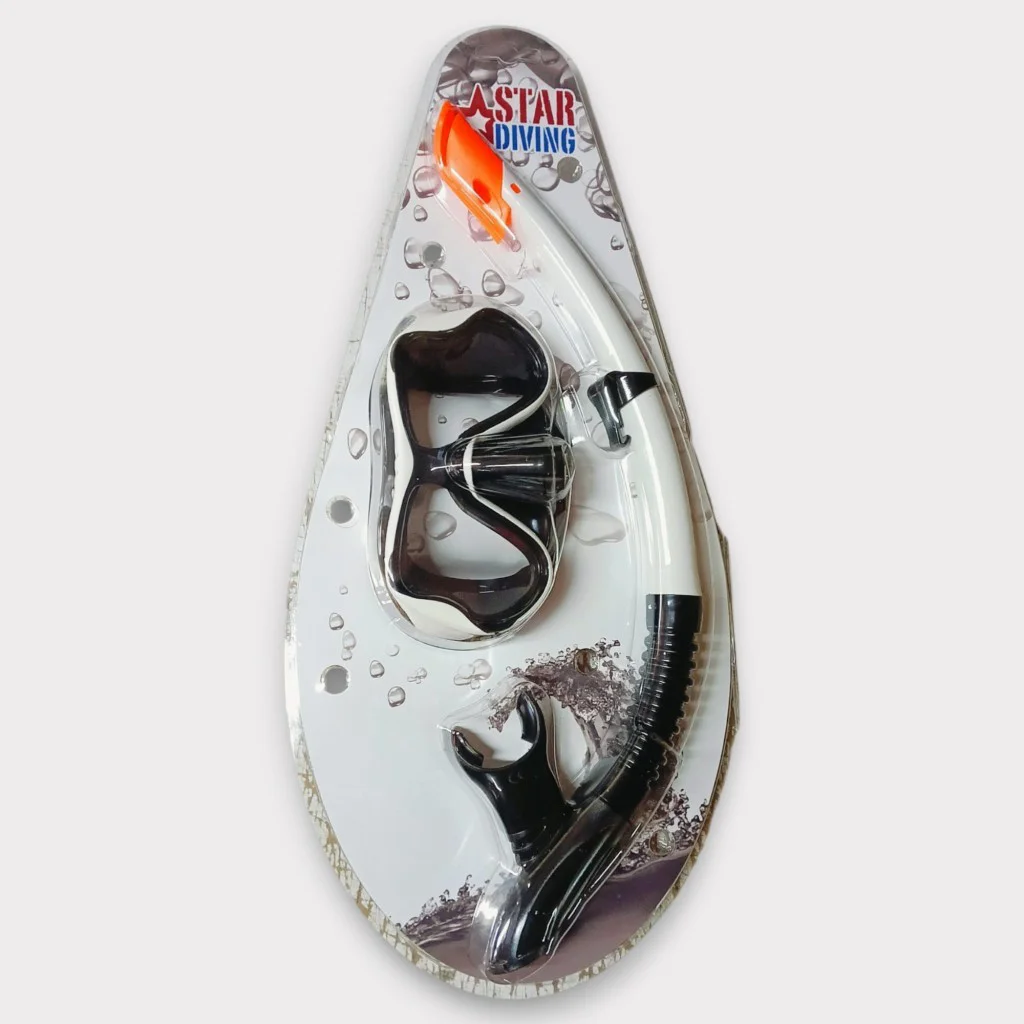 Dalış Maskesi ve Snorkel Yetişkin - 51715-BEYAZ - 1 ADET
