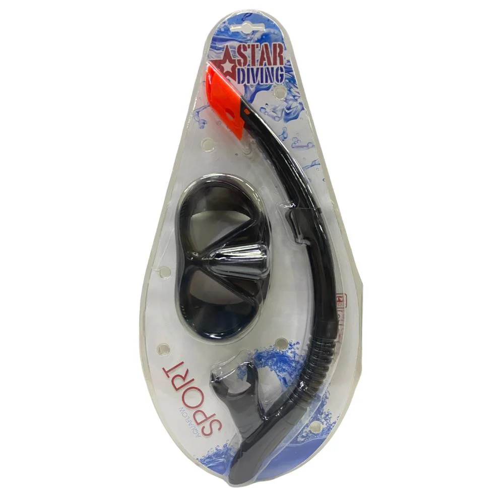 Dalış Maskesi ve Snorkel Yetişkin - 51711-SİYAH - 1 ADET