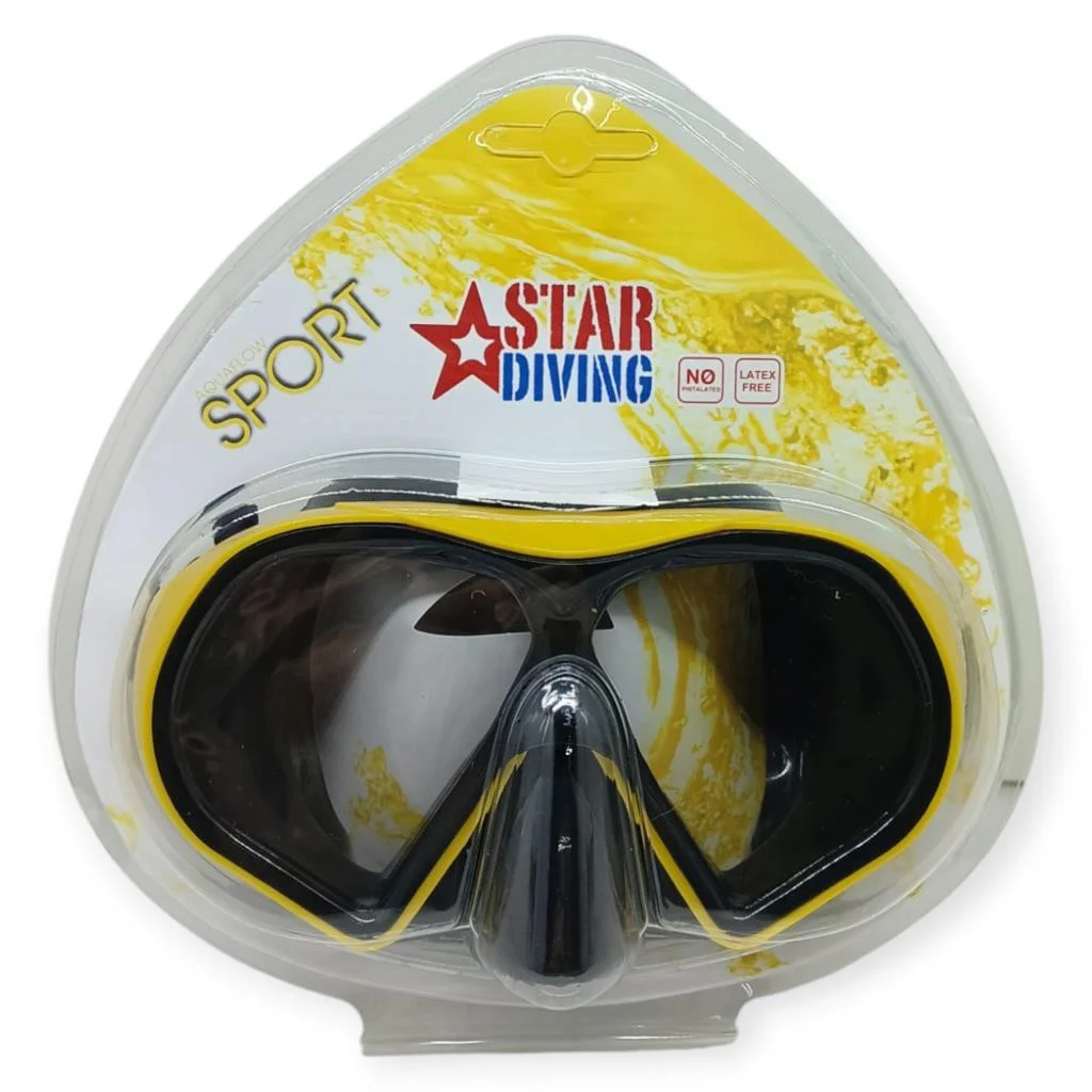 Dalış Maskesi Yetişkin - 51703-SARI - 1 ADET