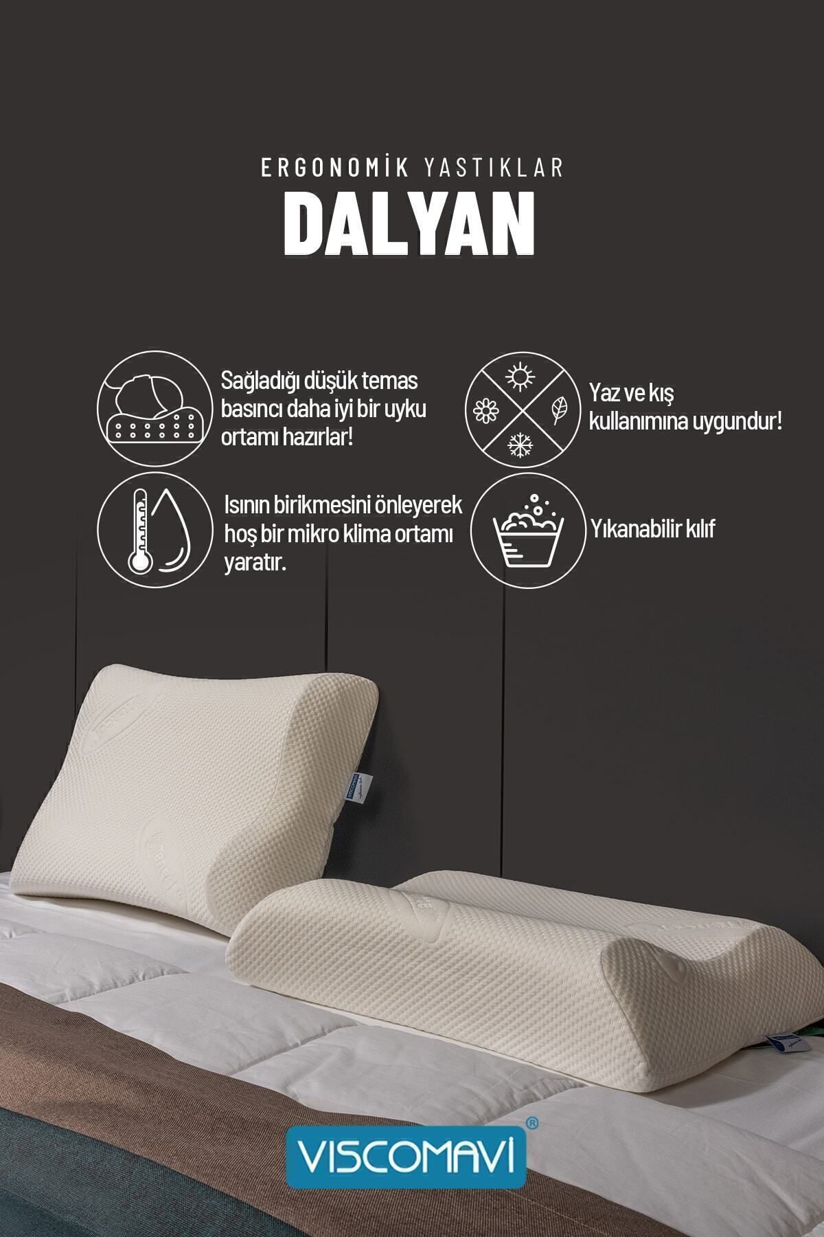 Viscomavi Dalyan Ergonomik & Ortopedik Visco Yastık