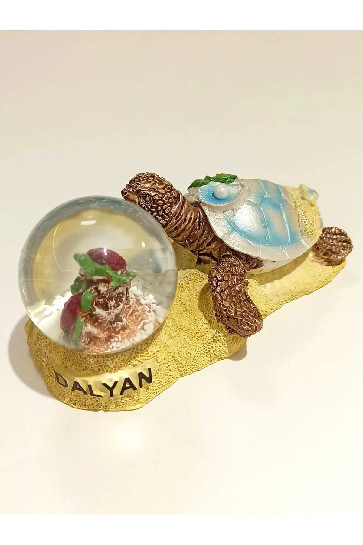 Dalyan Temalı Kaplumbağalı Kar Küresi