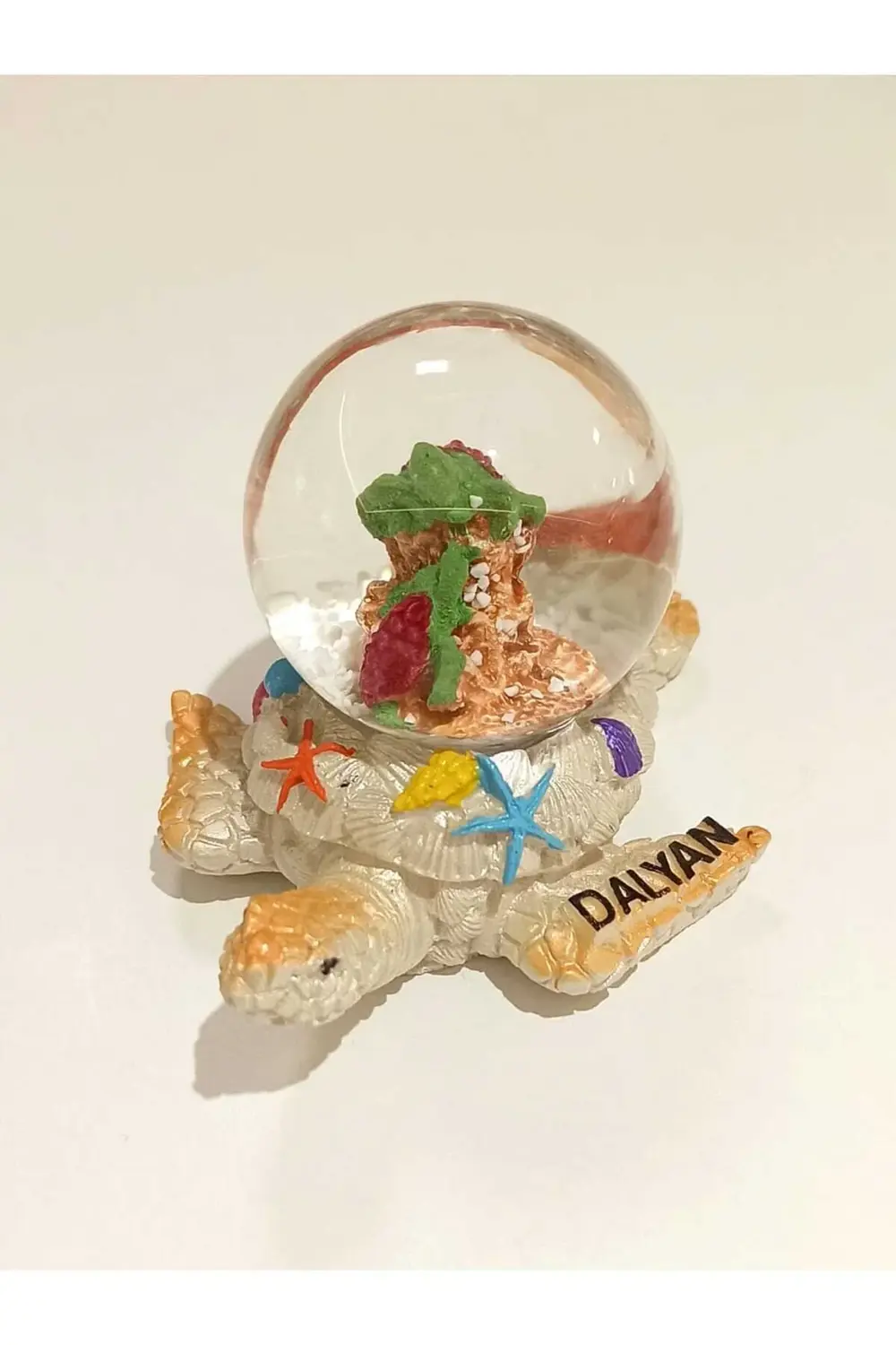 Dalyan Temalı Kaplumbağalı Kar Küresi
