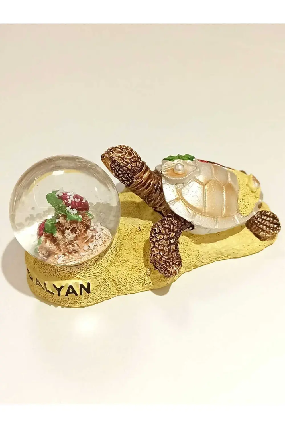 Dalyan Temalı Kaplumbağalı Kar Küresi