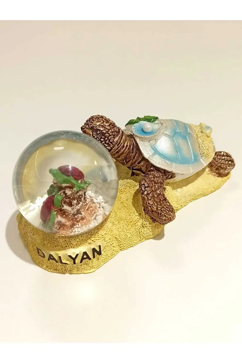 Dalyan Temalı Kaplumbağalı Kar Küresi