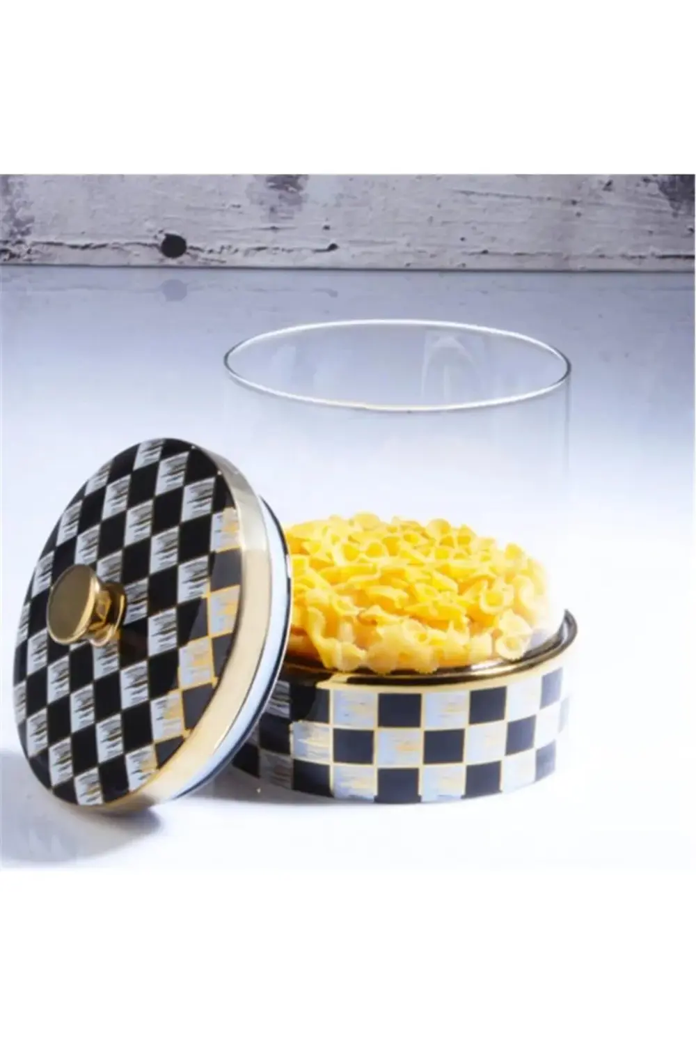 Dama Desenli Baharat Kavanozu 20X14,5CM