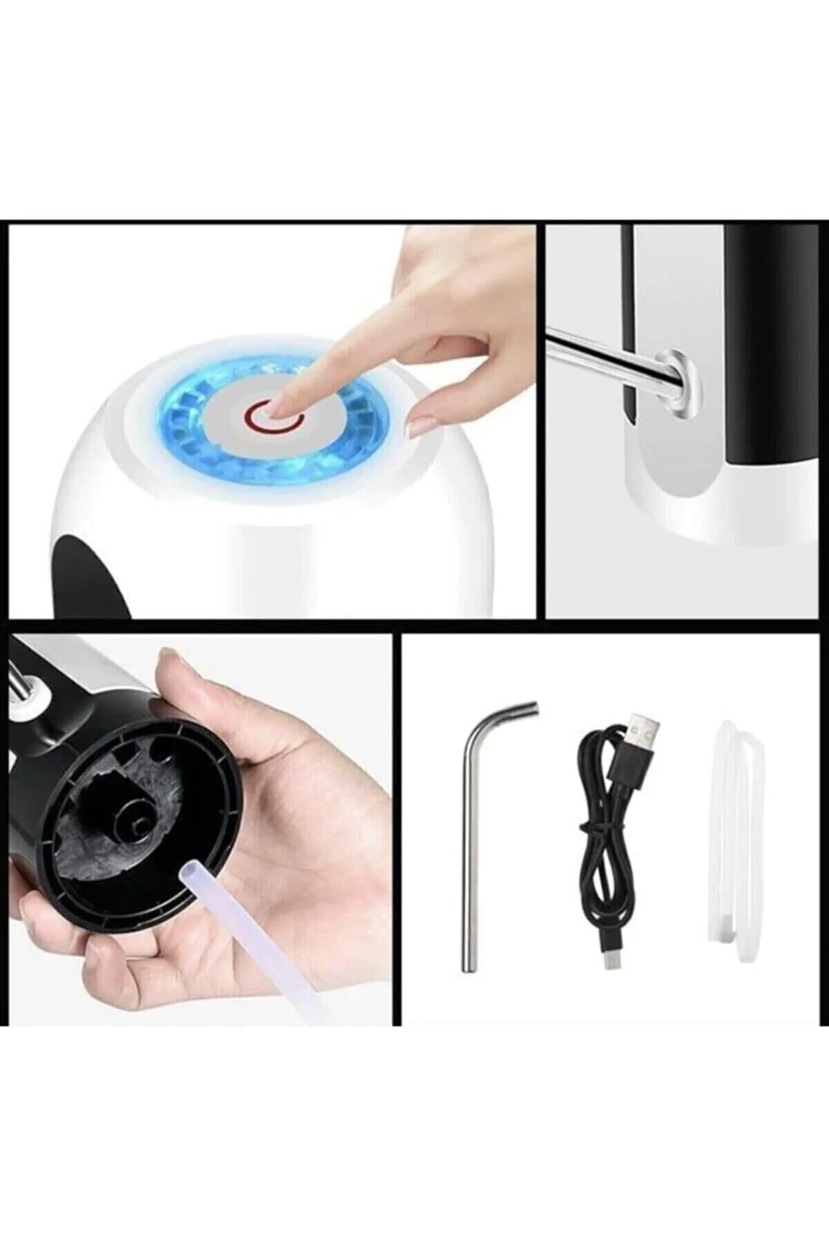 Damacana Pompası Sarjlı – USB ile Şarj Edilebilir, Otomatik Tek M