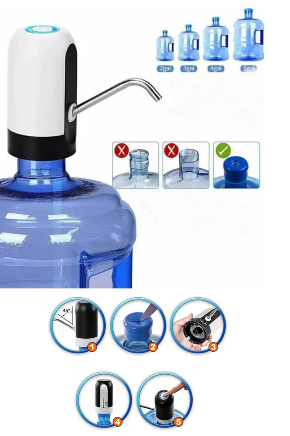 Damacana Su Pompası Wp-200