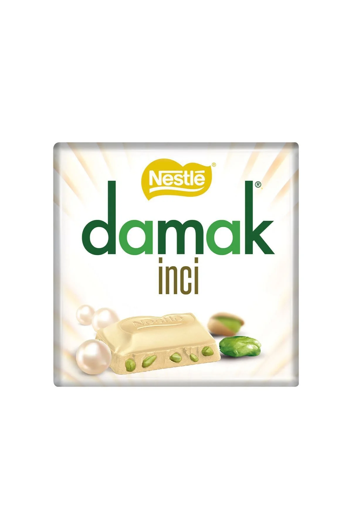 Damak Inci Antep Fıstklı Beyaz Çikolata (6x63 Gr)