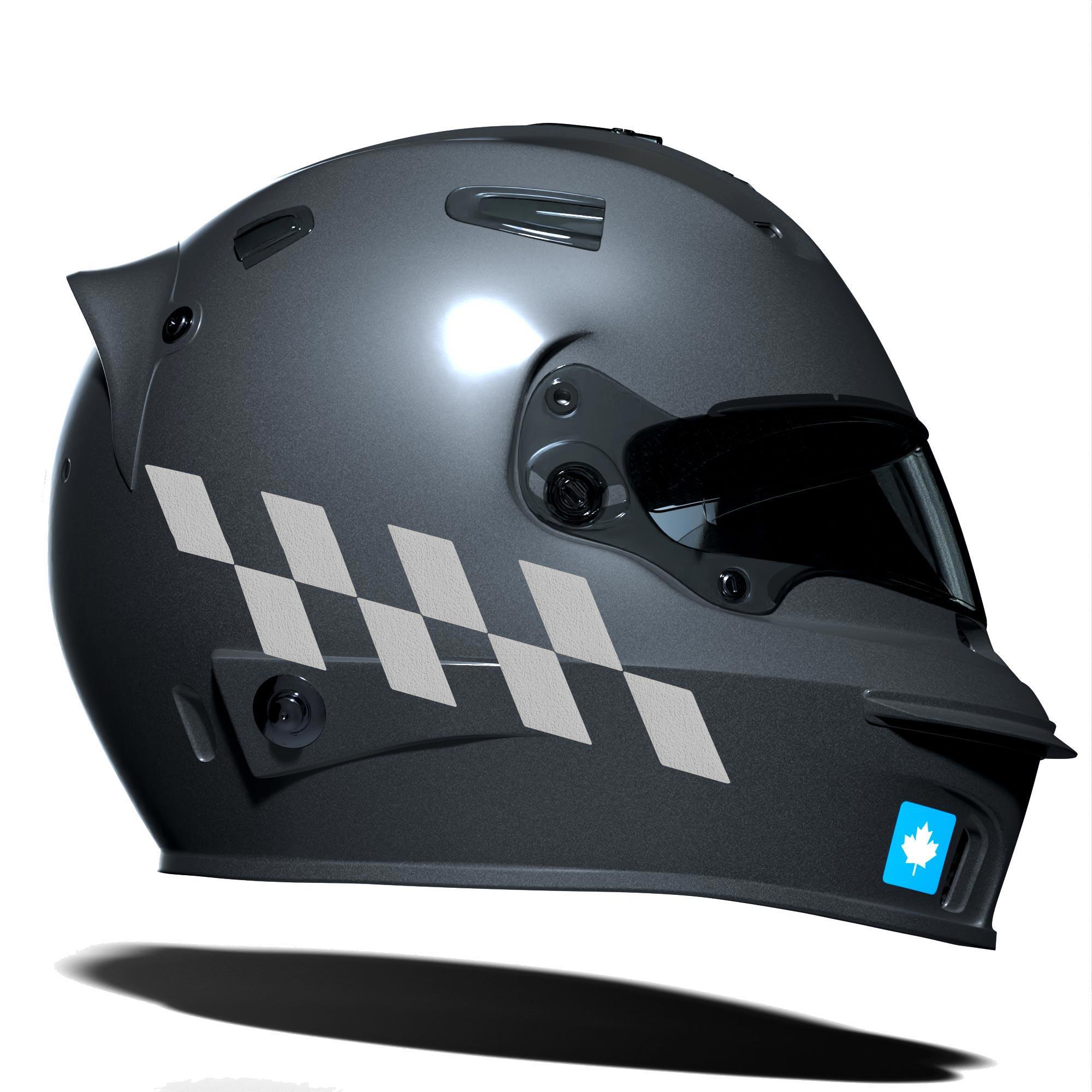 Çinar Extreme Damali Kask Motosiklet  Sticker Takimi Reflektif, Floresan, Parla