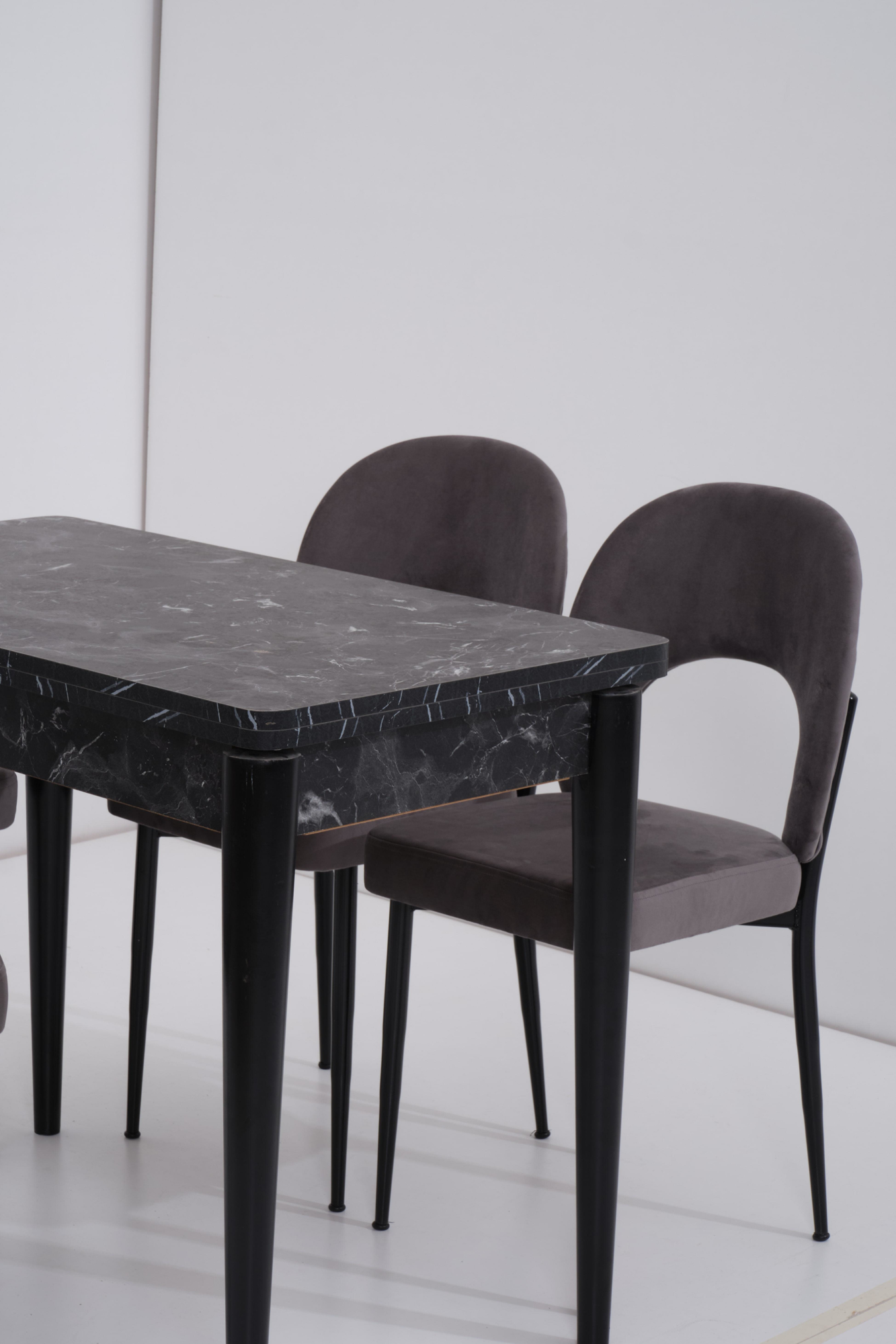 Erezogullari Mobilya Damla Hilal Mdf Mutfak Masa Sandalye Takimi 60X100cm