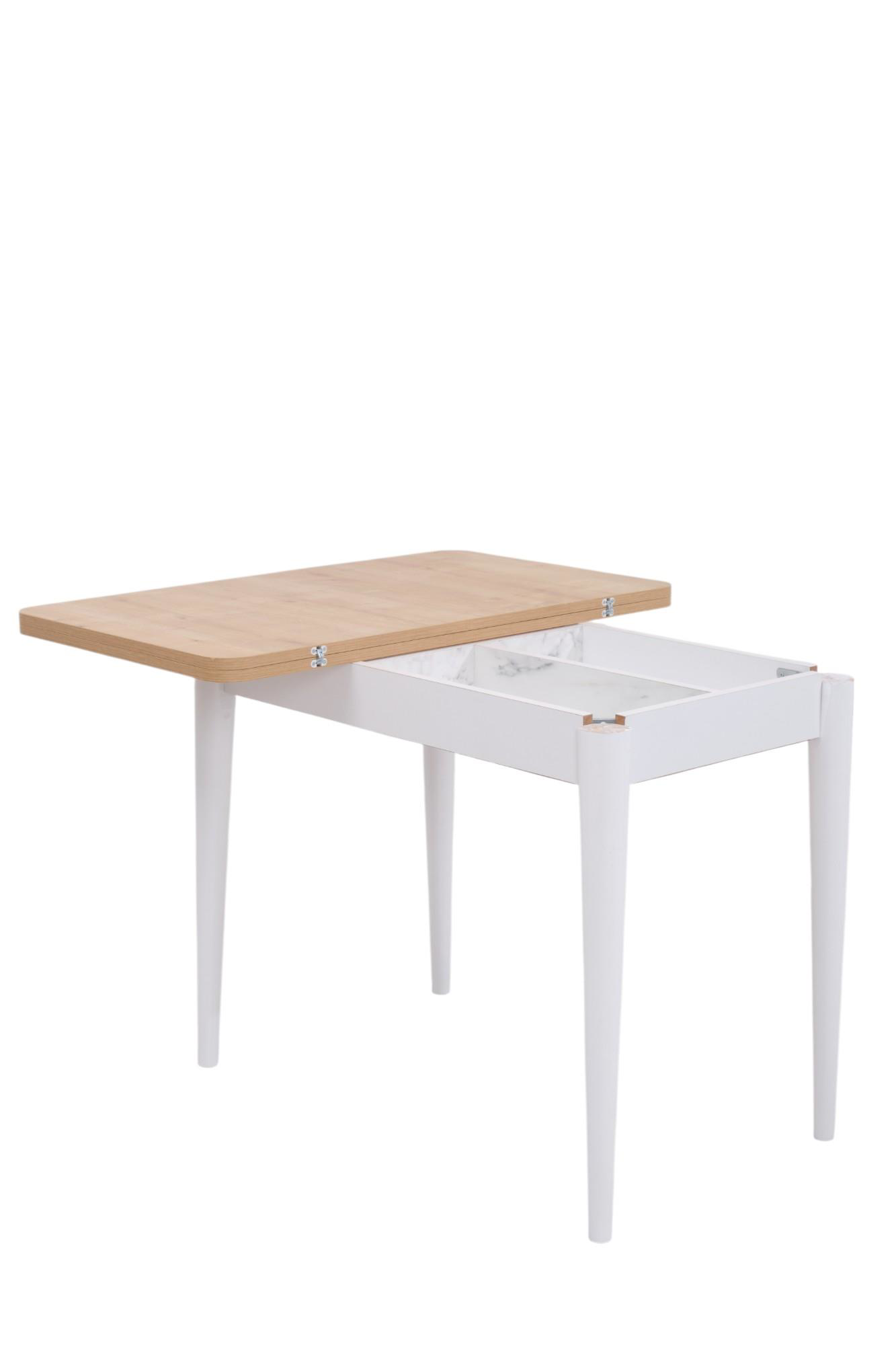 Erezogullari Mobilya Damla Hilal Mdf Mutfak Masa Sandalye Takimi 60X100cm