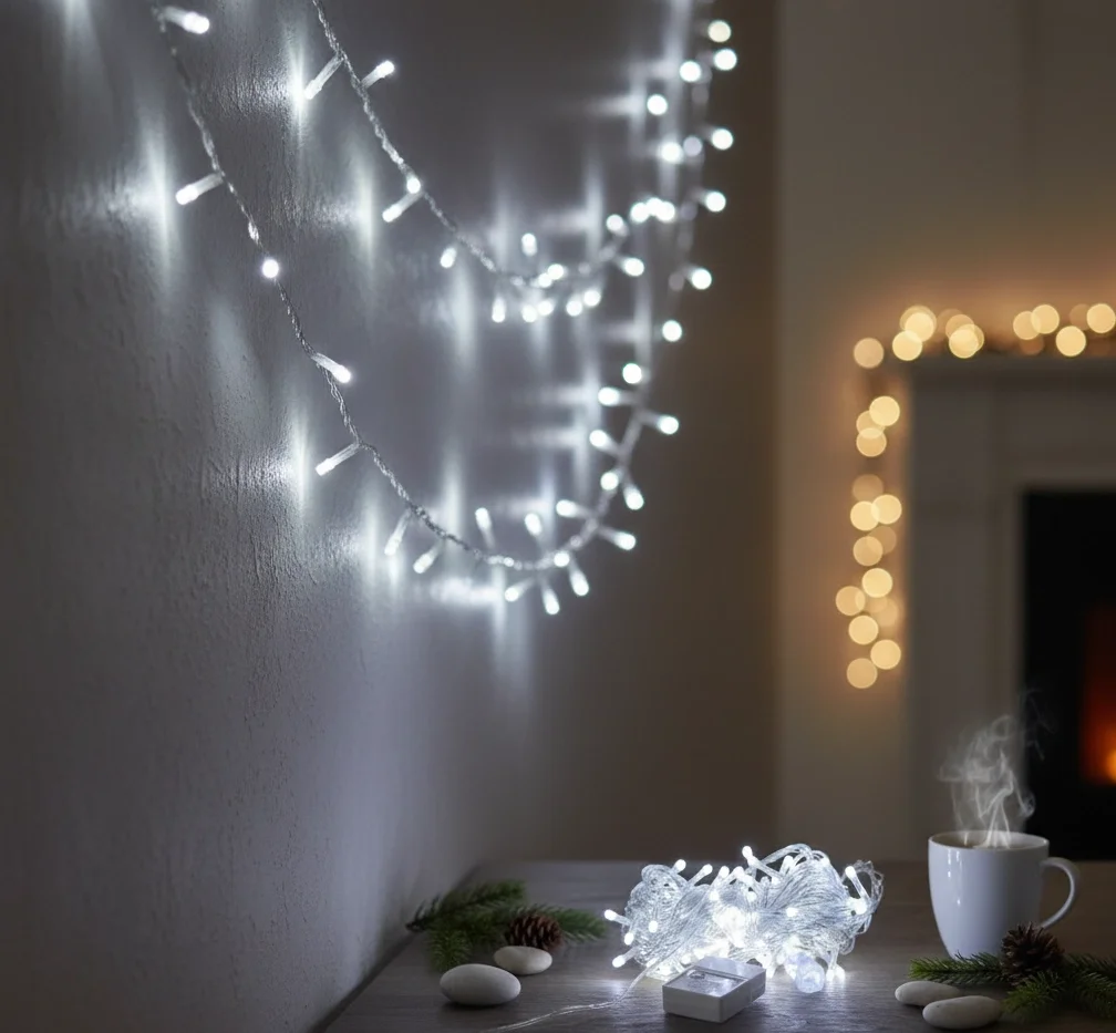 Damla Uçlu Beyaz Işık Şeffaf Kablo  10m 100 Led Fiyatı, Yorumları ve Özellikleri