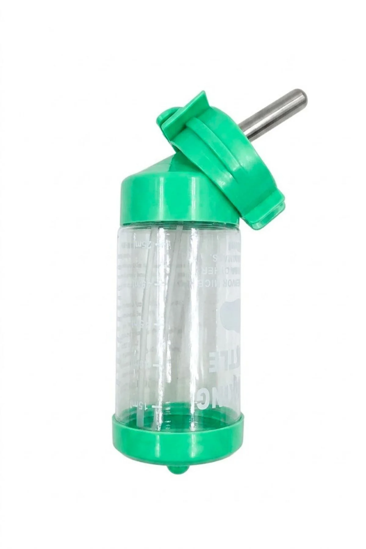 Damlatmayan Hamster Ve Tavşan Suluğu 80 Ml Yeşil