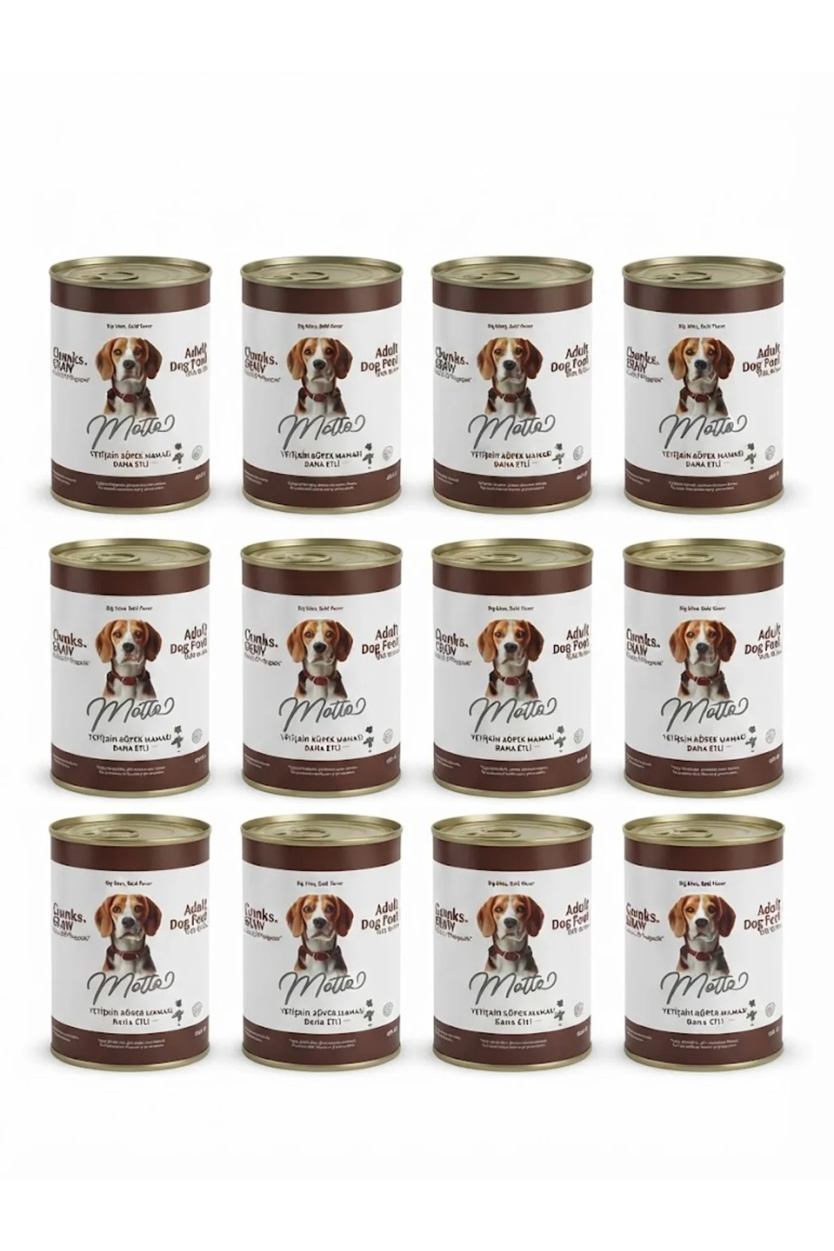 Dana Etli Yetişkin Köpek Konserve Maması 400 gr Dana Etli Yetişkin Köpek Konserve Maması 400 gr