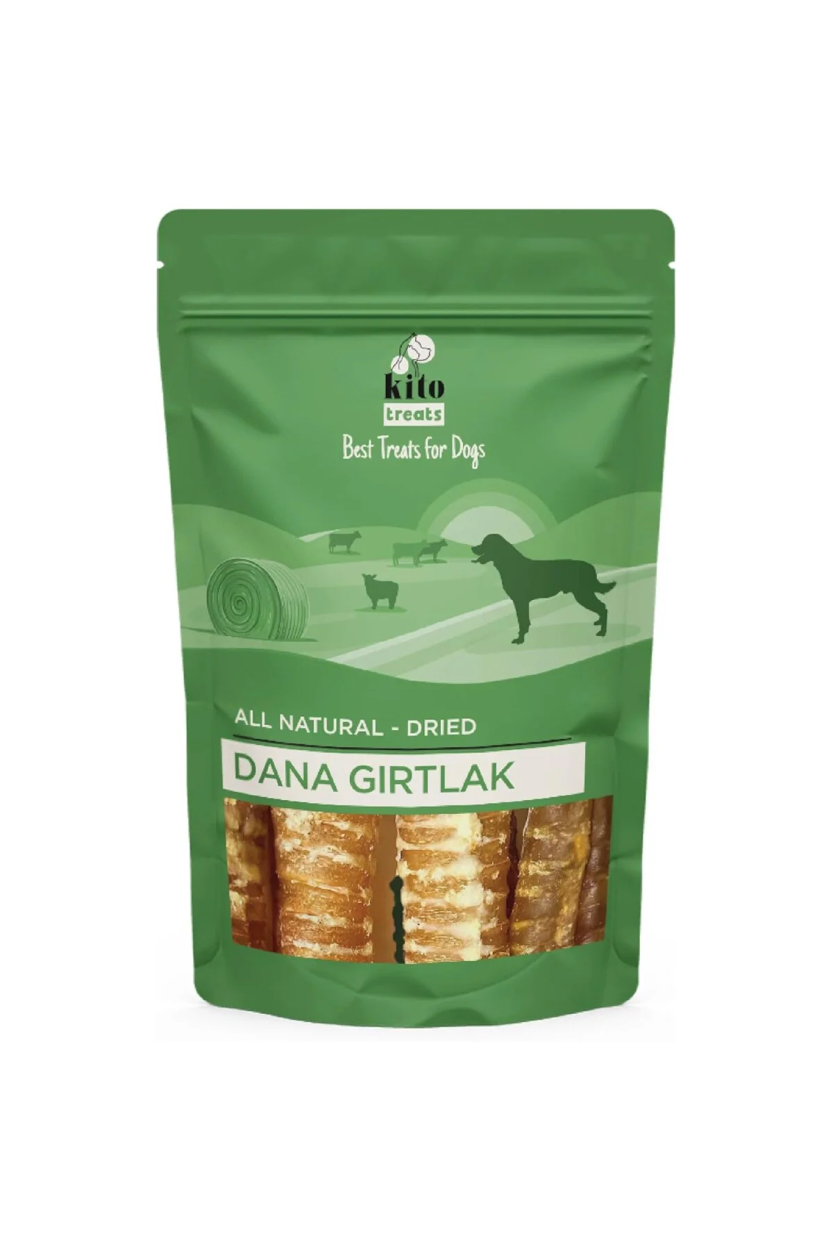 Dana Gırtlak Çiğnemelik Köpek Ödül Maması%100 Doğal, Glutensiz, O