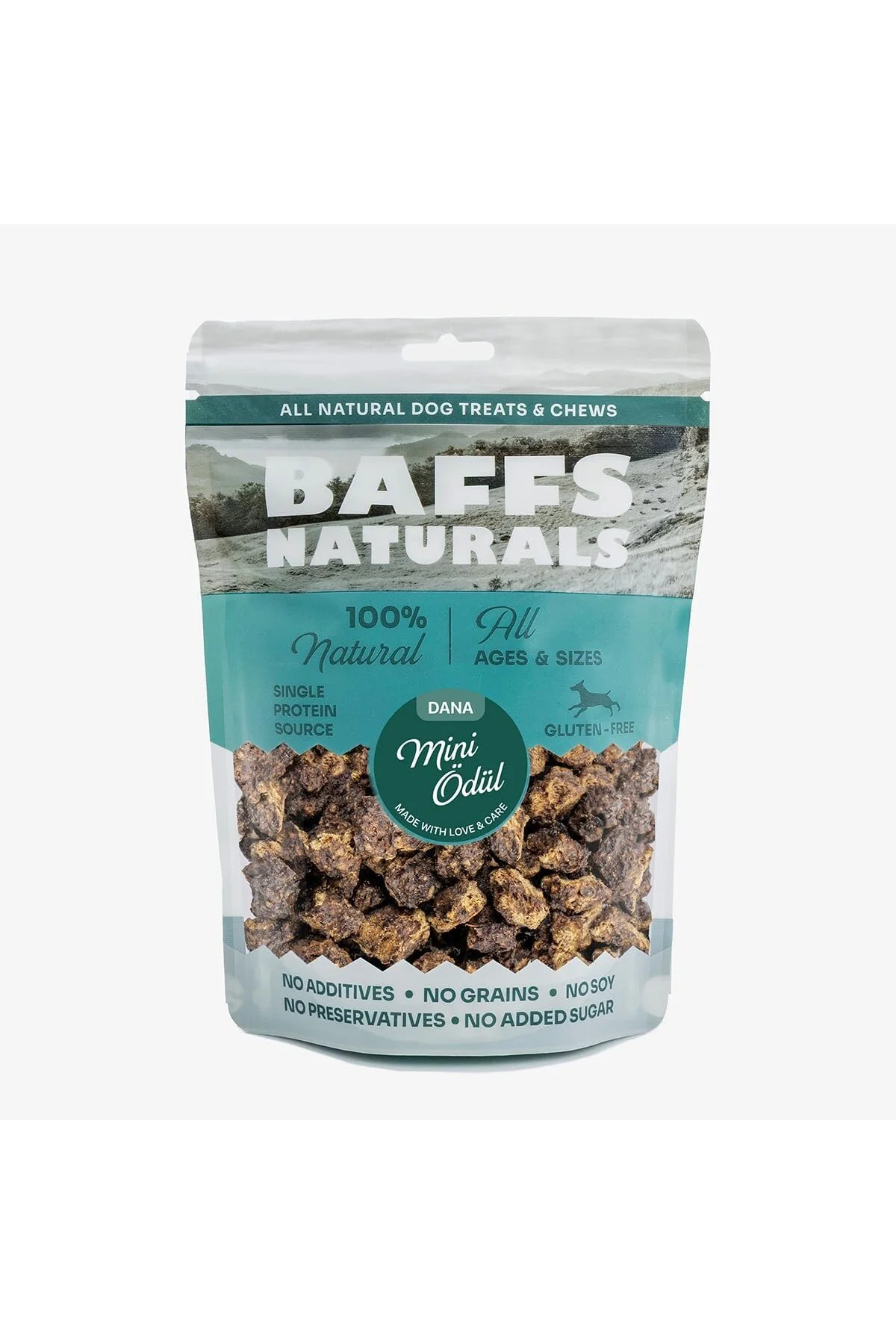 Dana Mini Ödül%100 Doğal Köpek Ödül Maması 100 gr (100 Gr x 1 Ade