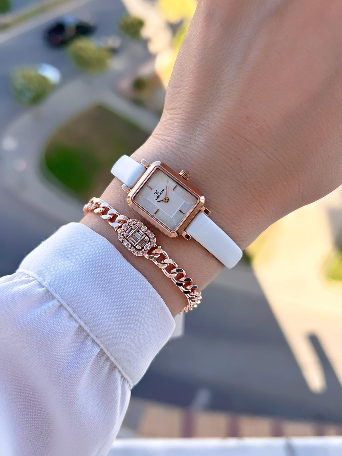 Daniel Klein 18 mm Mini Kasa Retro Vintage Deri Kordon 2 Yıl Gara