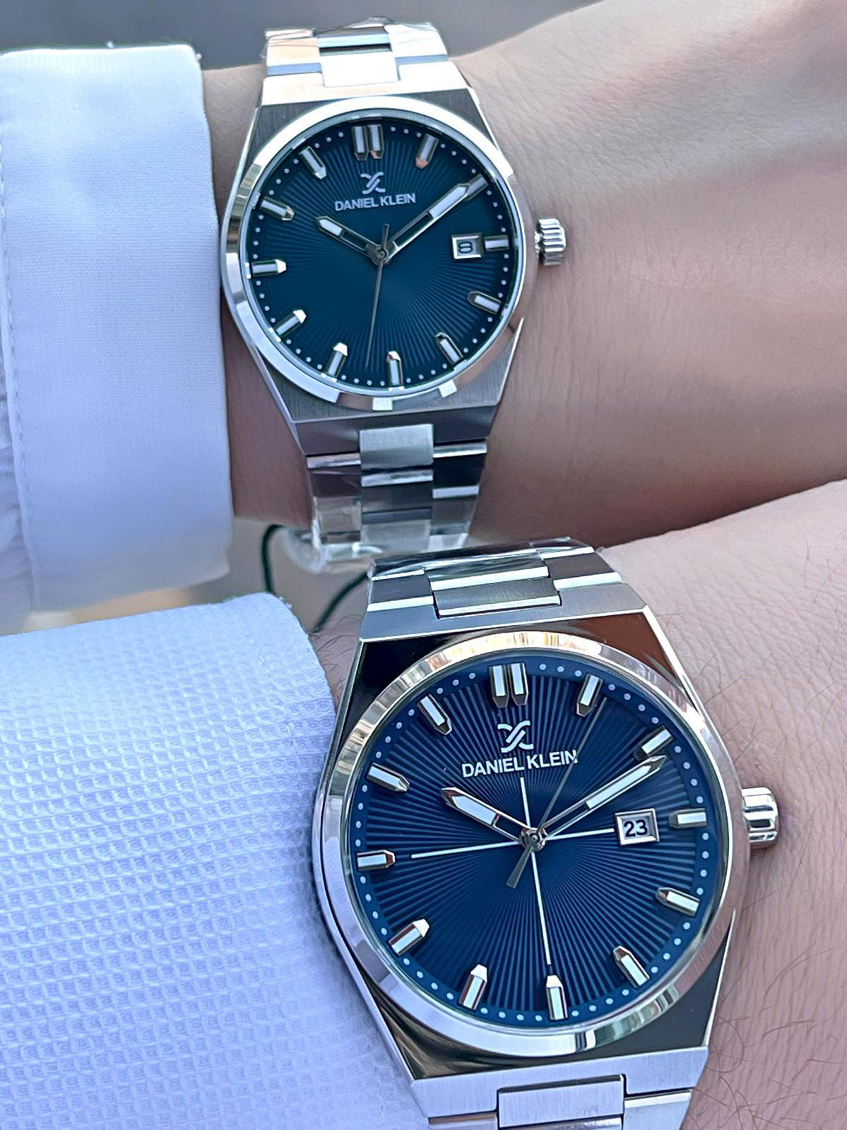 Daniel Klein Bay Ve Bayan Çelik Kordon Çiftlere Özel 3 Atm Suya D