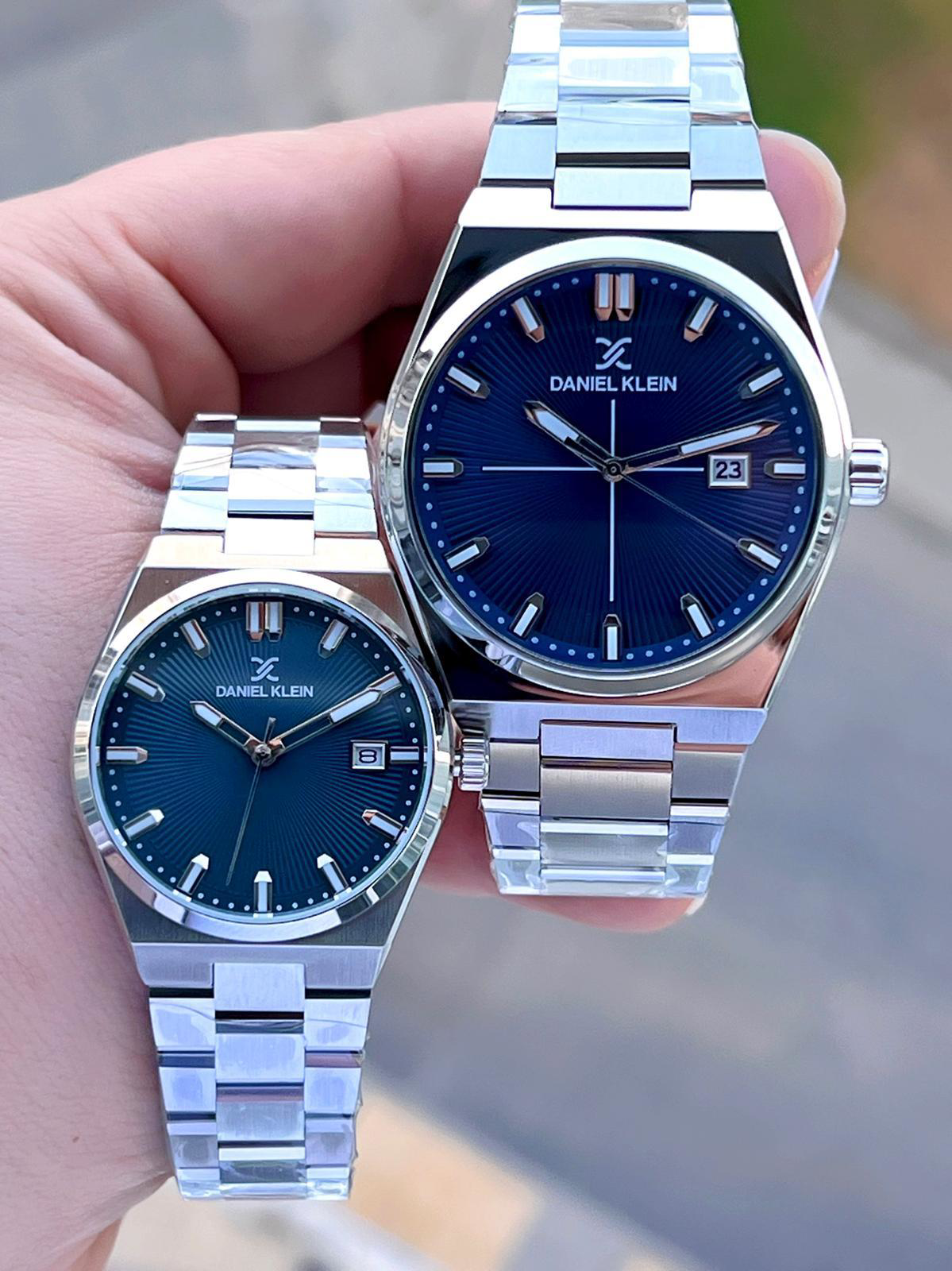 Daniel Klein Bay Ve Bayan Çelik Kordon Çiftlere Özel 3 Atm Suya D