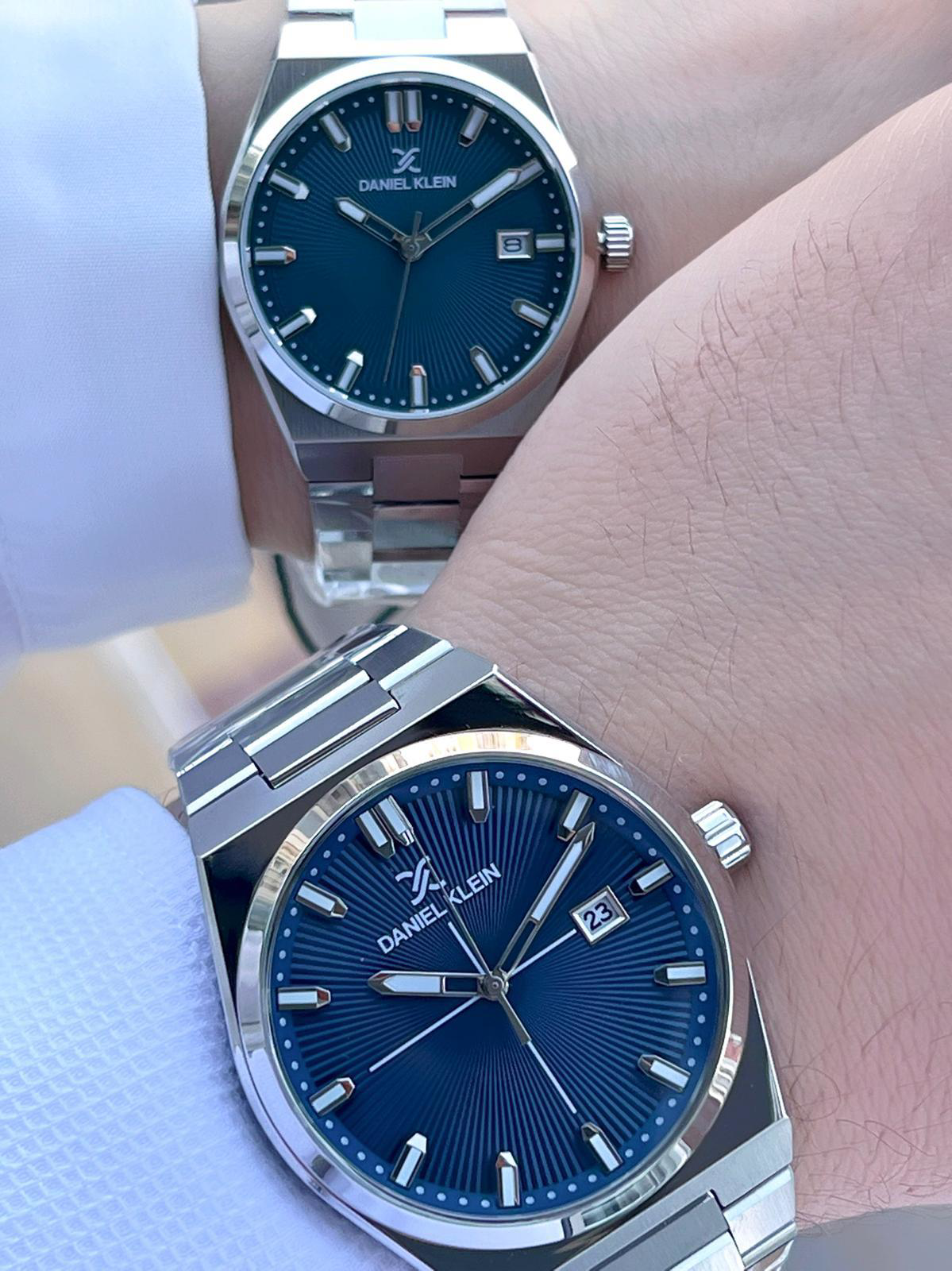 Daniel Klein Bay Ve Bayan Çelik Kordon Çiftlere Özel 3 Atm Suya D