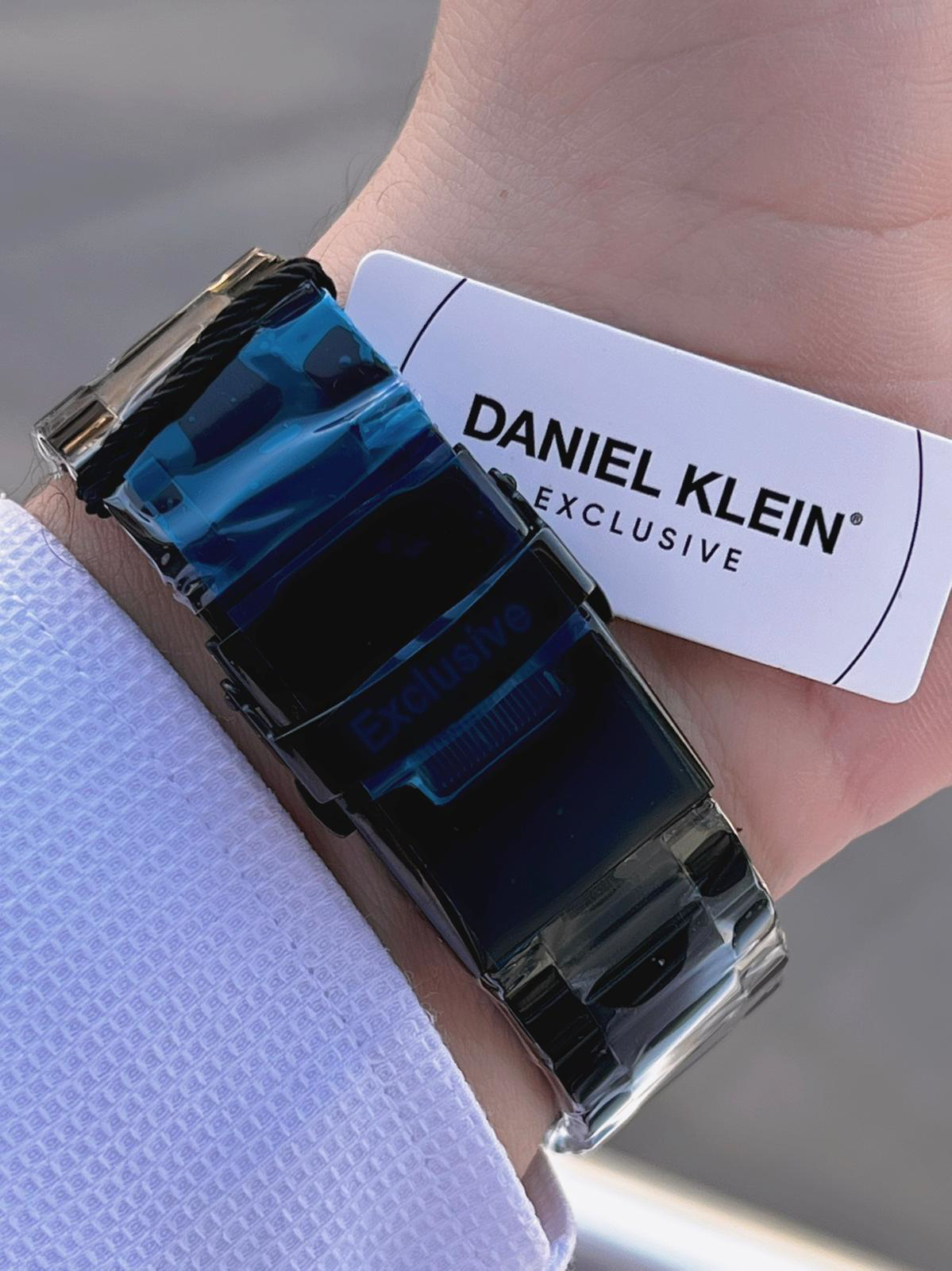 Daniel Klein Çelik Kordon Kronometreli Kadran Tasarımı 5 Atm Suya