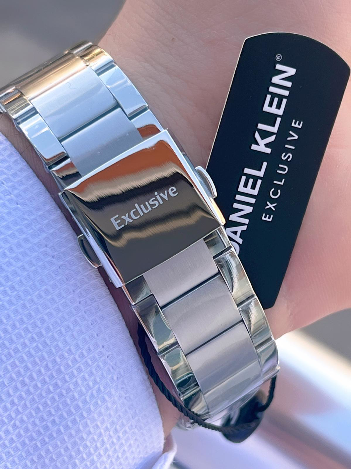 Daniel Klein Çelik Kordon Kronometreli Kadran Tasarımı 3 Atm Suya