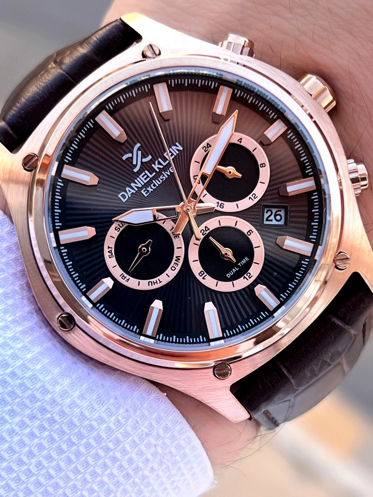 Daniel Klein Deri Kordon İç Kadran Fonksiyonları Aktif 3 Atm Suya