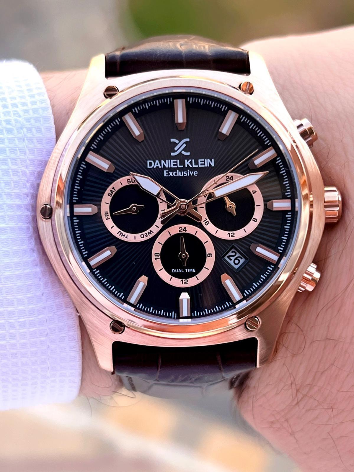 Daniel Klein Deri Kordon İç Kadran Fonksiyonları Aktif 3 Atm Suya